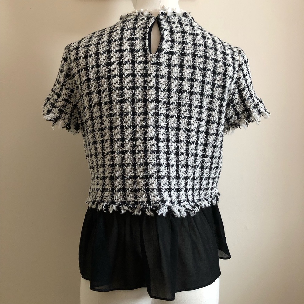 Zara tweed blouse - Picture 2 of 5